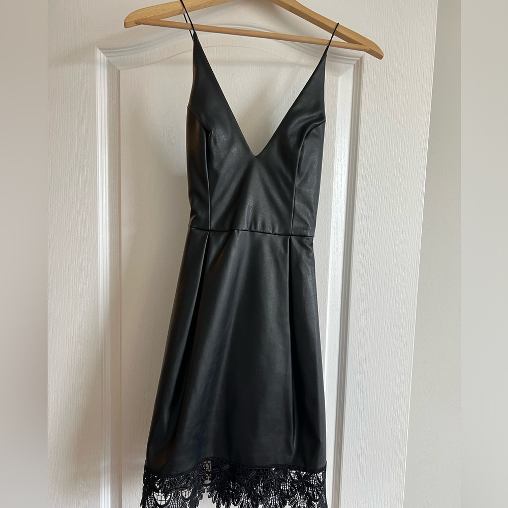 SOLD  black lace dress